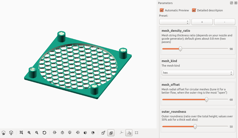 OpenSCAD Customizer